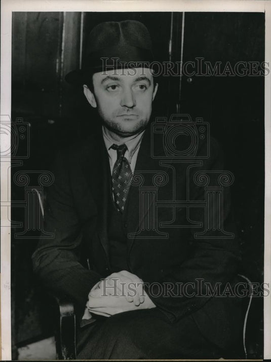 1938 Press Photo Chicago, Ill Patrick Deane, charged with swindle of Irish - Historic Images