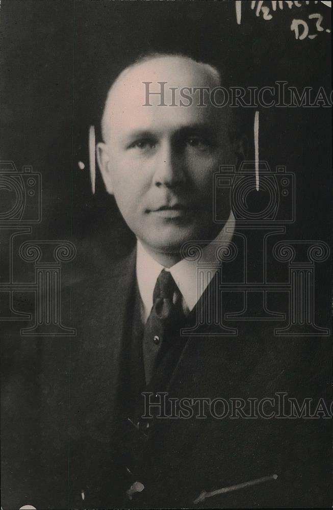 1920 Press Photo Postmaster William J. Nagel of Detroit Michigan. - Historic Images