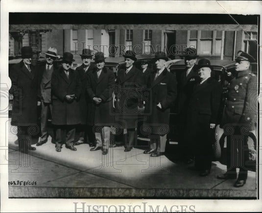 1932 Press Photo NJ delegation Mulrooney,T Wolfe,J Milton,GH Moore,O'Brien,Hague - Historic Images