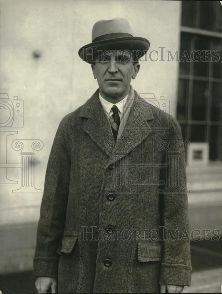 1924 Press Photo Capt. Knowlton Durham, President of Anti-Bonus League - Historic Images