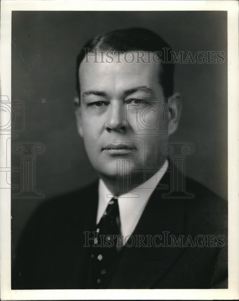 1938 Press Photo Felix Doran Jr. Asst. Gen. sales manager Chevrolet - neb65412 - Historic Images