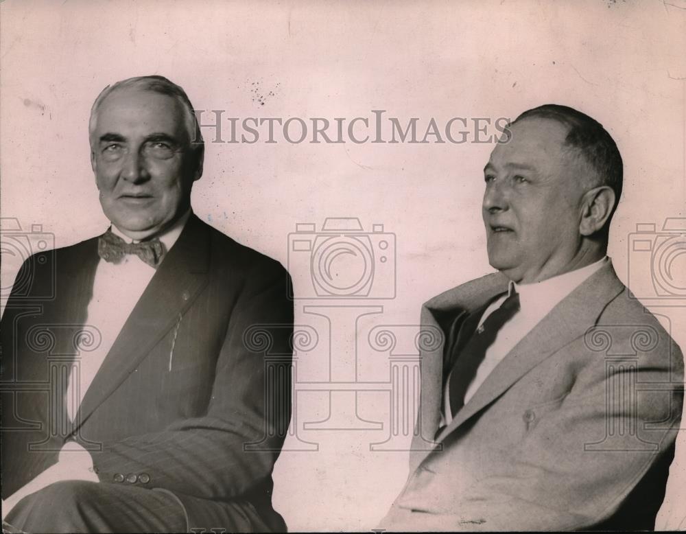 1920 Press Photo Senator Harding &amp; campaign mgr HM Doherty in D.C&gt; - neb61052 - Historic Images