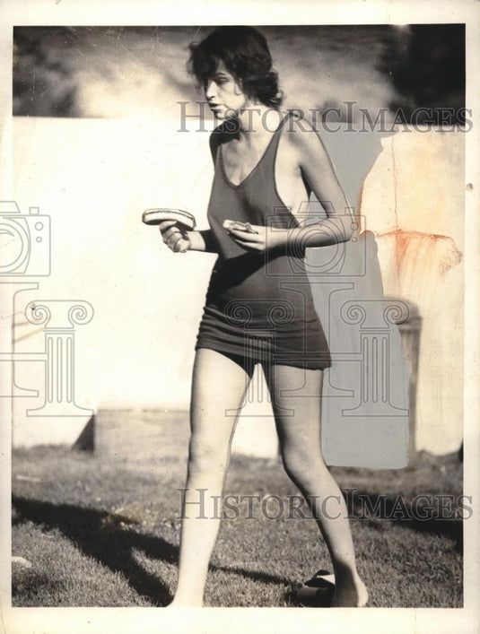 1933 Press Photo Mrs Giles Wetherly, Denver heiress before becoming the - Historic Images
