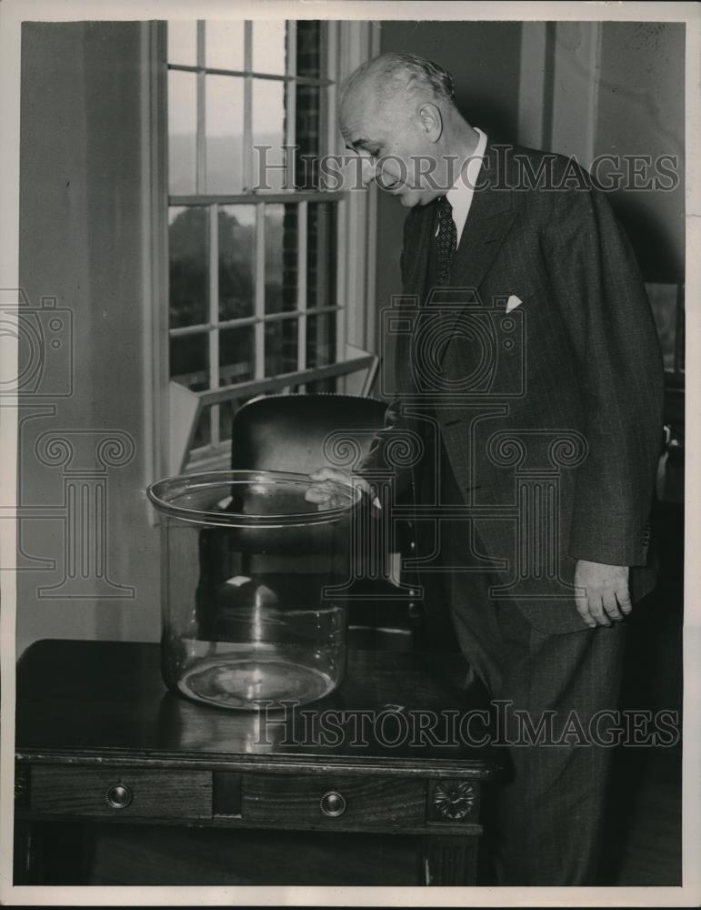 1940 Press Photo Wash.D.C. Draft director Clarence A Dykstra - neb61413 - Historic Images