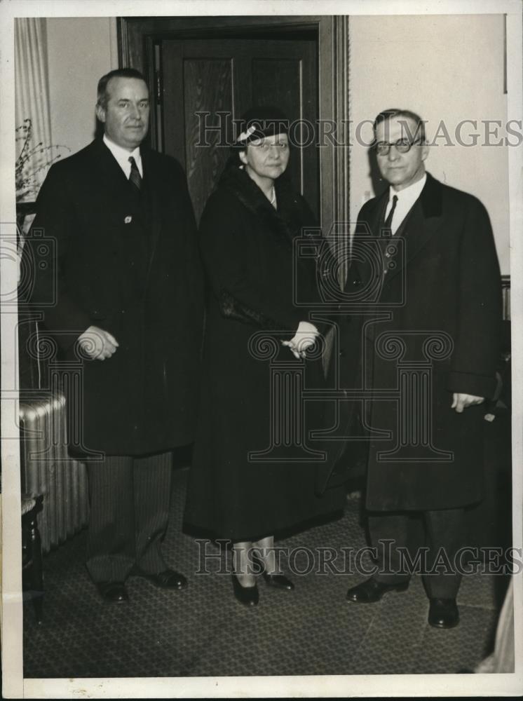 1932 Press Photo NYC Friends Meeting house, JH Lathrop,F Perkins,ND Baker - Historic Images