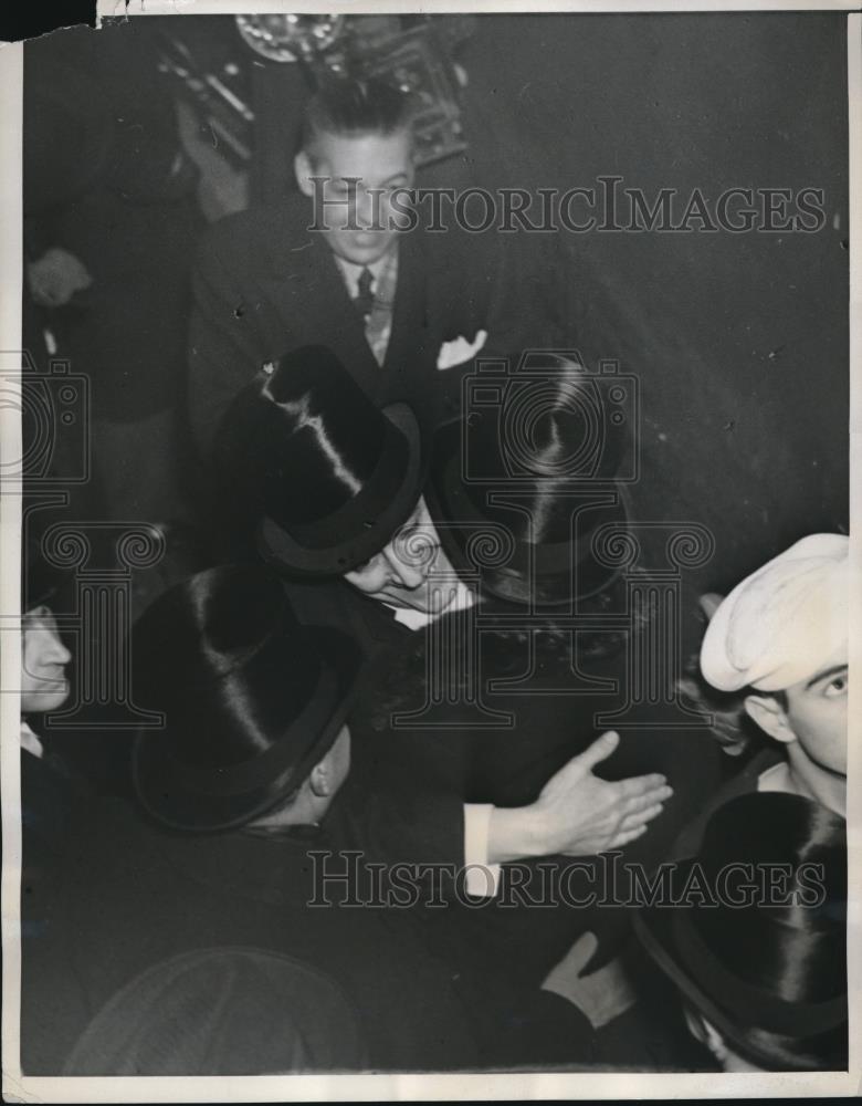 1939 Press Photo Brazilian Foreign Minister Oswaldo Aranha Visits Amsterdam - Historic Images