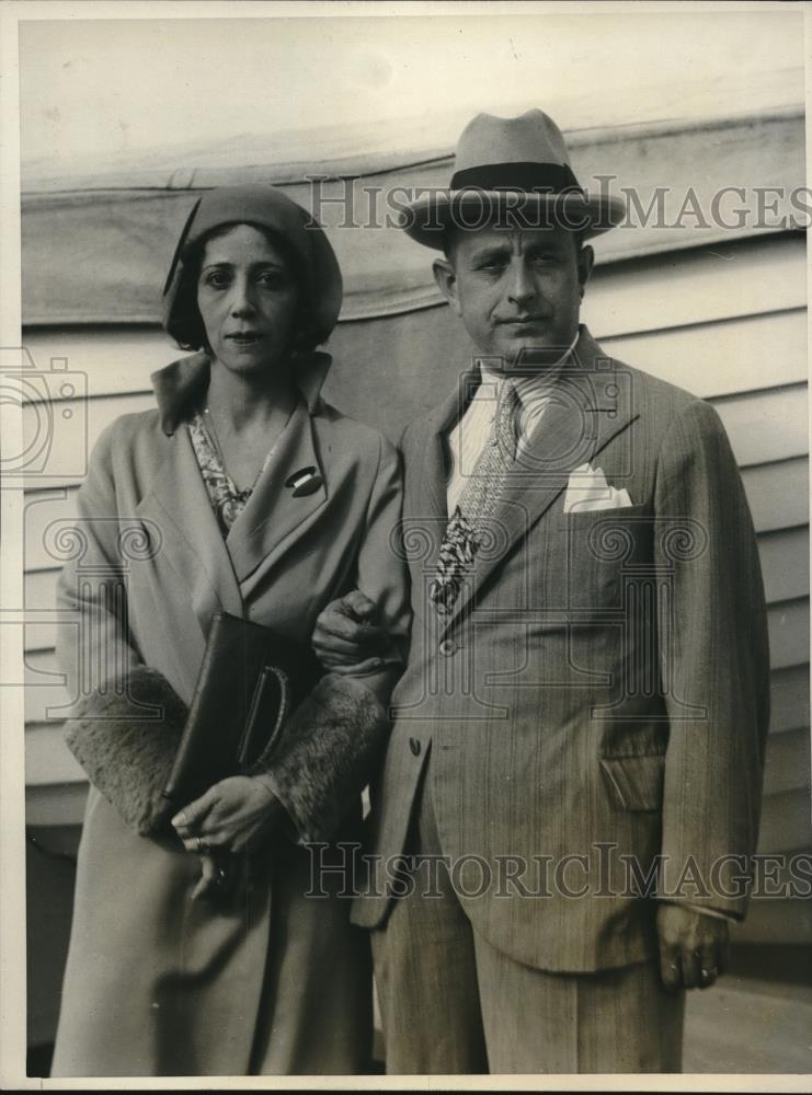1931 Press Photo Dr. and Senora Felipe Marquez Aboard The Venezuela - neb65155 - Historic Images