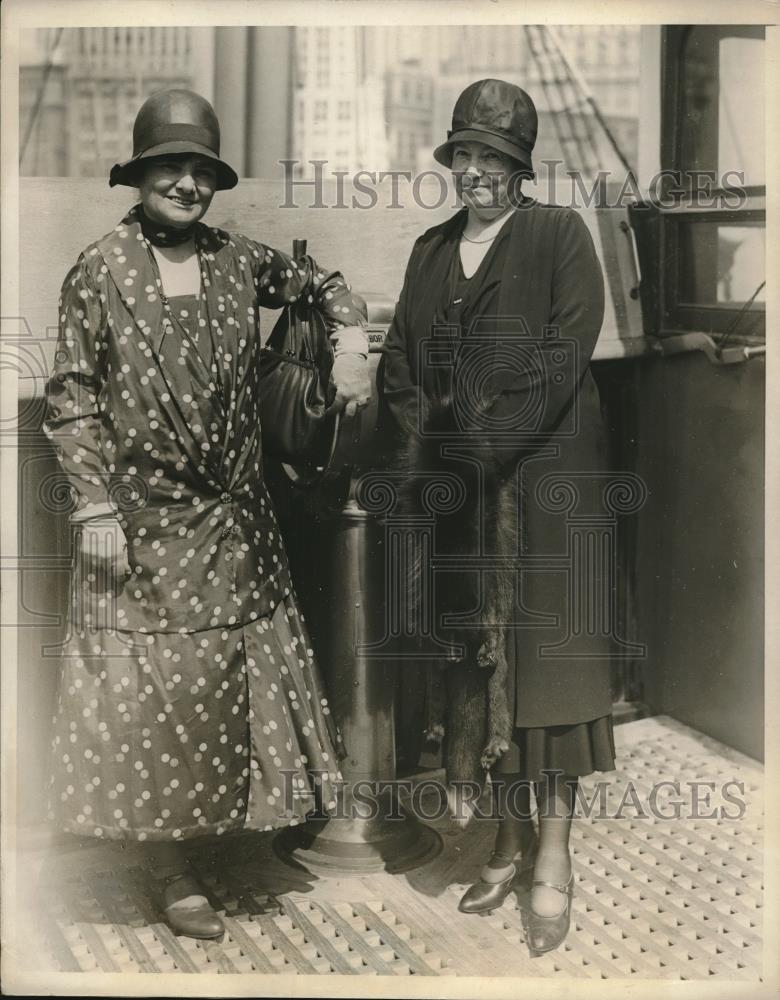 1930 Press Photo Harriet Chalmers Adams, president of the Society of Women - Historic Images