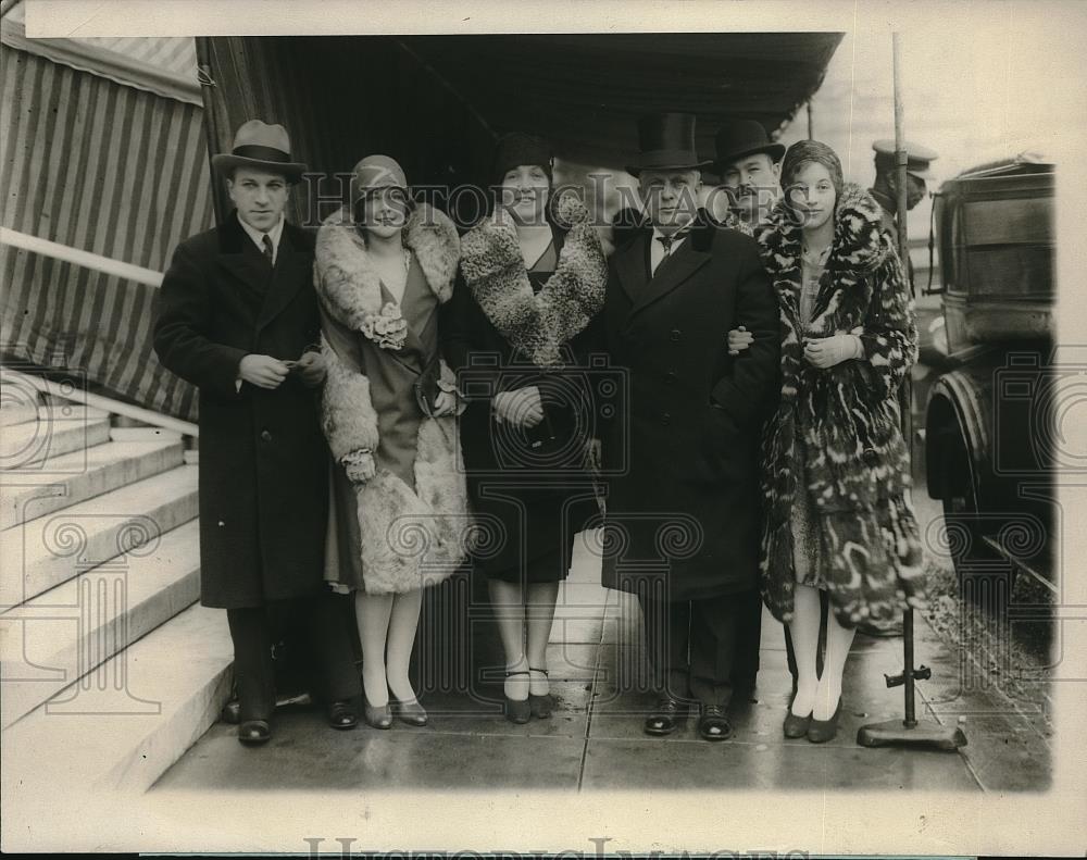 1929 Press Photo John Mieckel, Betty Smith, James Davis &amp; Wife, Edward Good - Historic Images