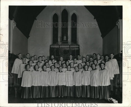 1942 Press Photo Luthern A. Cappella Choir of Greater Cleveland - neb64754 - Historic Images