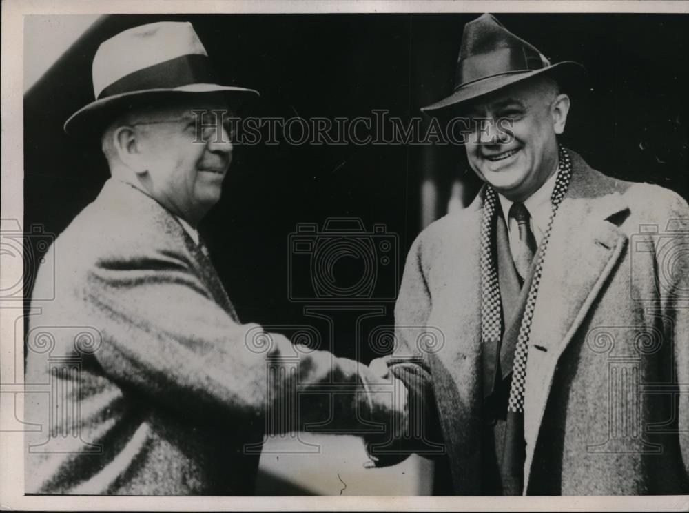 1937 Press Photo Clarence Dykstra named new president of University of Wisconsin - Historic Images