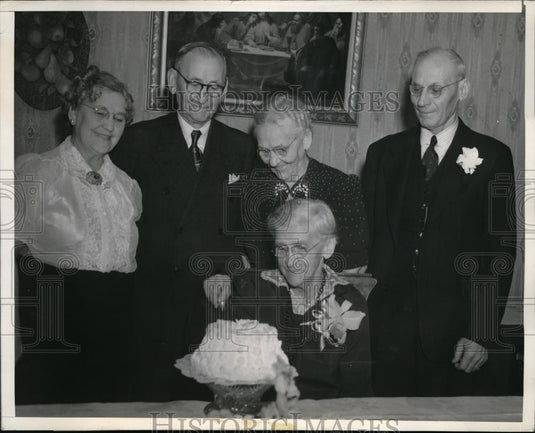 1940 Press Photo LA, Calif. Louise Eimers, 80,L Koonta,71,F Zuber,75, - Historic Images