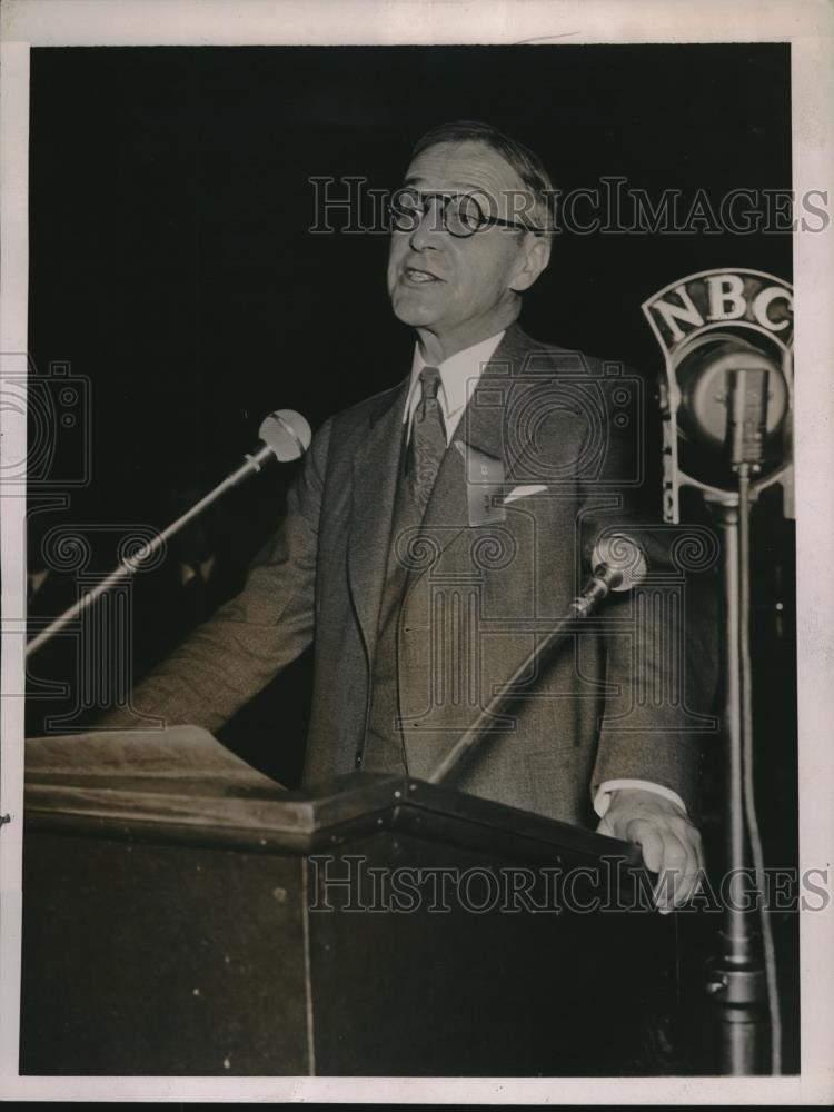 1936 Press Photo Sec of War under Pres. Wilson, Newton D. Baker - Historic Images