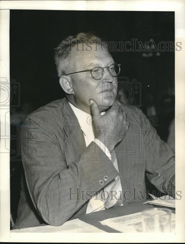 1938 Press Photo Earl A Martin Charman Biology Dept Brooklyn College - neb61333 - Historic Images