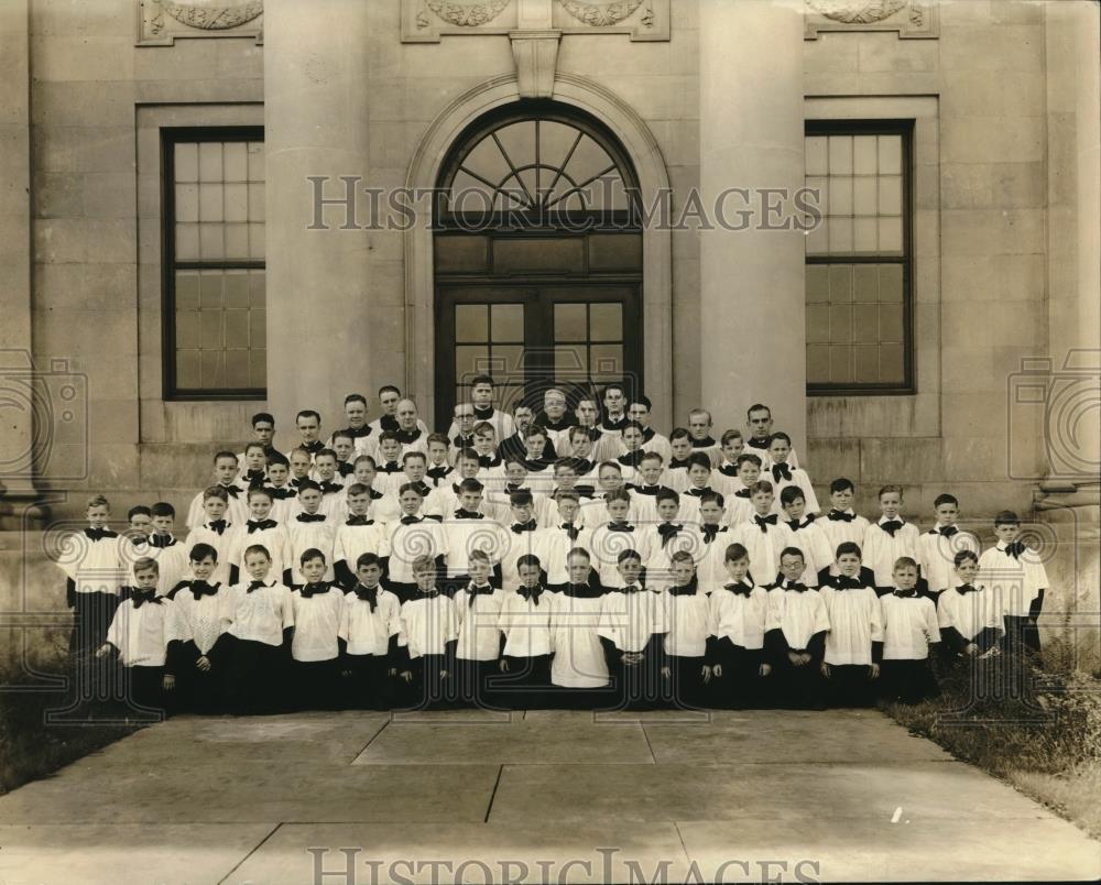 1928 Press Photo St. Ann&#39;s Boys Choir - neb64750 - Historic Images