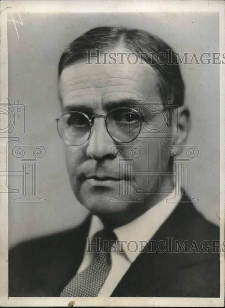 1933 Press Photo Newton D. Baker, Cleveland Atty for Roosevelt cabinet post - Historic Images