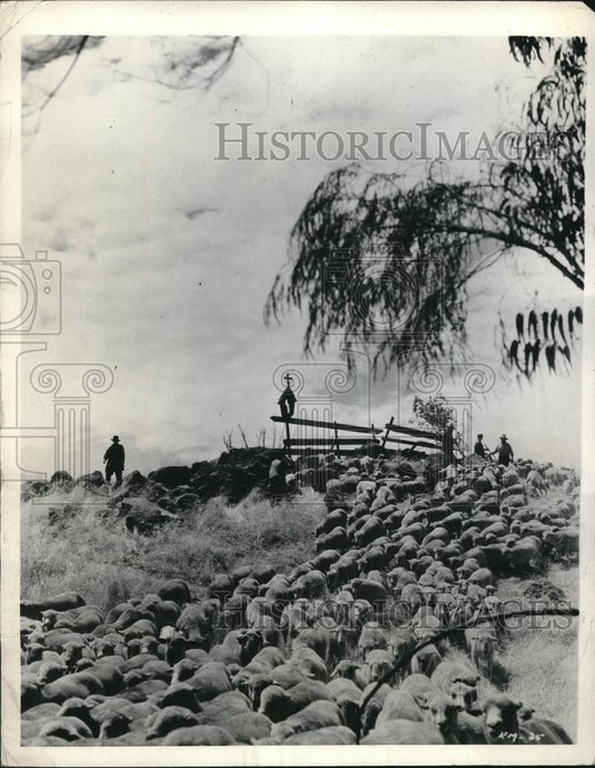 1935 Press Photo Paul Muni Actor "Enemy Of Man" Movie - neb64190 - Historic Images