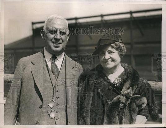 1968 Press Photo Justice & Mrs Charles J. Dodd in NY - neb61645 - Historic Images