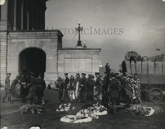 1921 Press Photo Unknown American Soldier Capital Procession - neb65954 - Historic Images