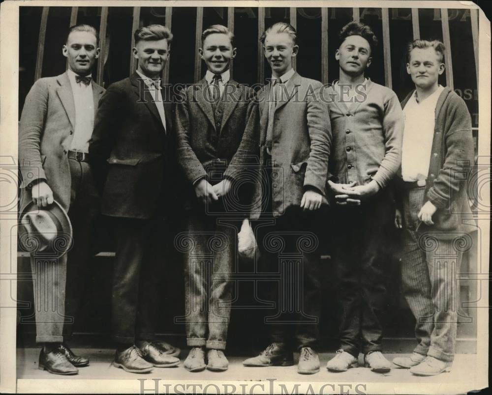 1925 Press Photo Syracuse, NY bro Tracy,Oliver,Dickinson,Chas & Geo Stevans - Historic Images