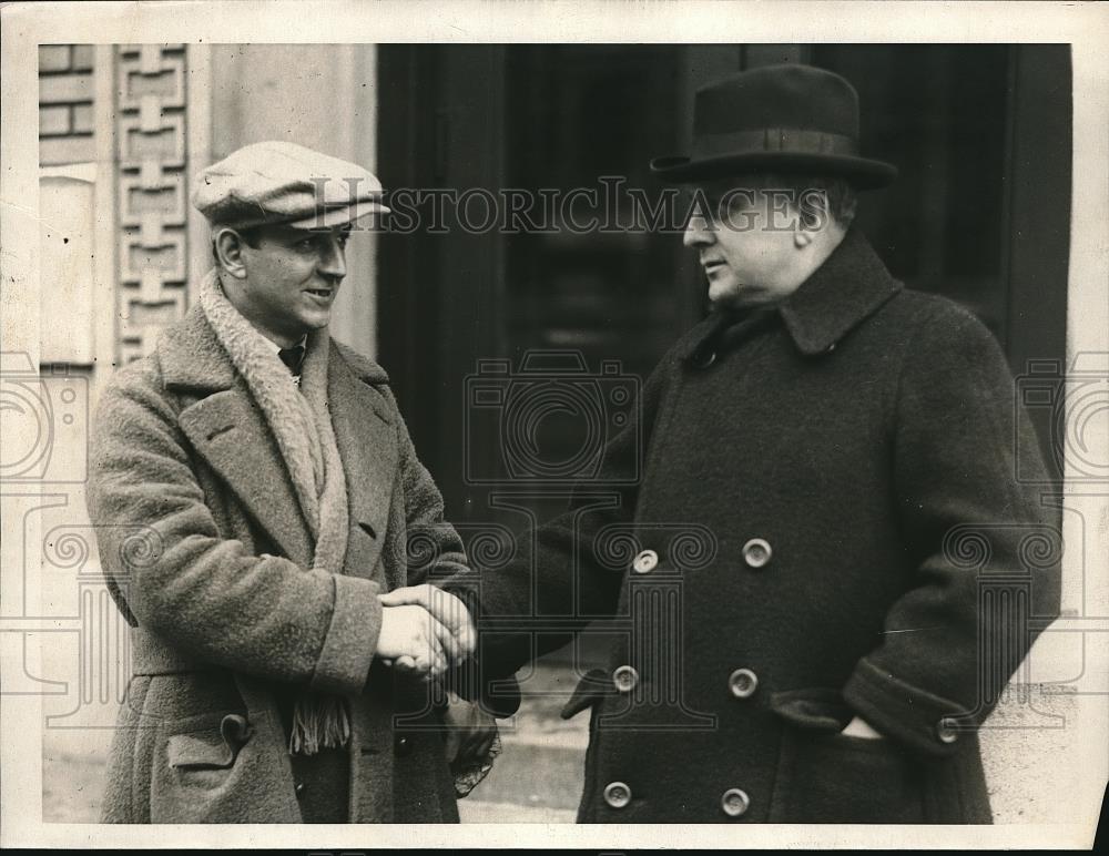 1926 Press Photo Jeff Davis &amp; Sec of Labor James Davis in D.C. - Historic Images