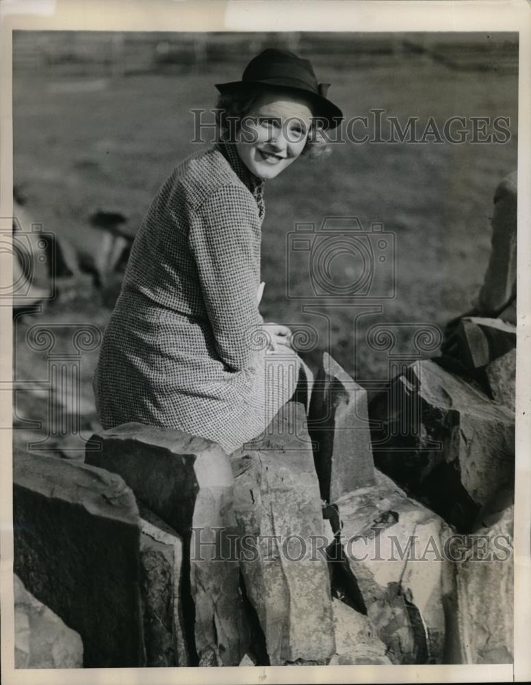 1938 Press Photo Jane Walters one of the socialites attending the 23rd - Historic Images