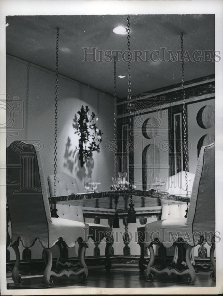 1957 Press Photo NYC, 8th Annual Home Furnishings Show at the Colieseum - Historic Images