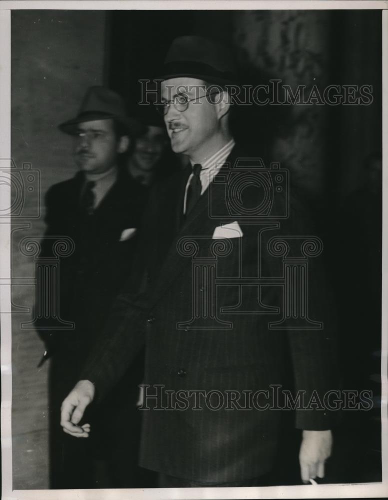 1938 Press Photo James H. Day Utilities Executive Juror - neb65411 - Historic Images