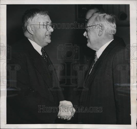 1948 Press Photo UN General Assembly in Paris, H Evatt & A Vishinsky - neb64894 - Historic Images