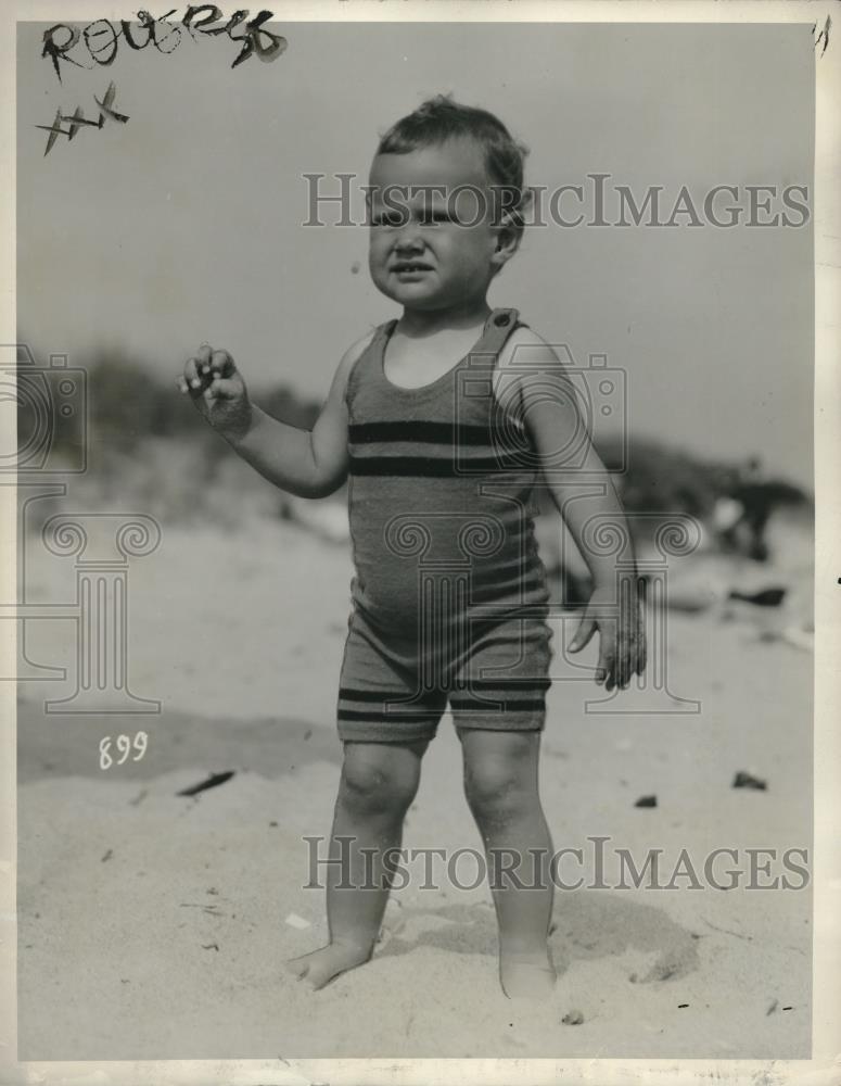 1927 Press Photo Jewell Davis at 16 Months, Daughter of Sec. of Labor Mrs. Davis - Historic Images