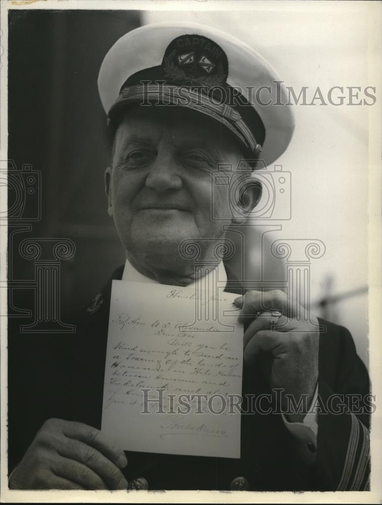 1932 Press Photo Capt. George H. Zeh - neb65743 - Historic Images