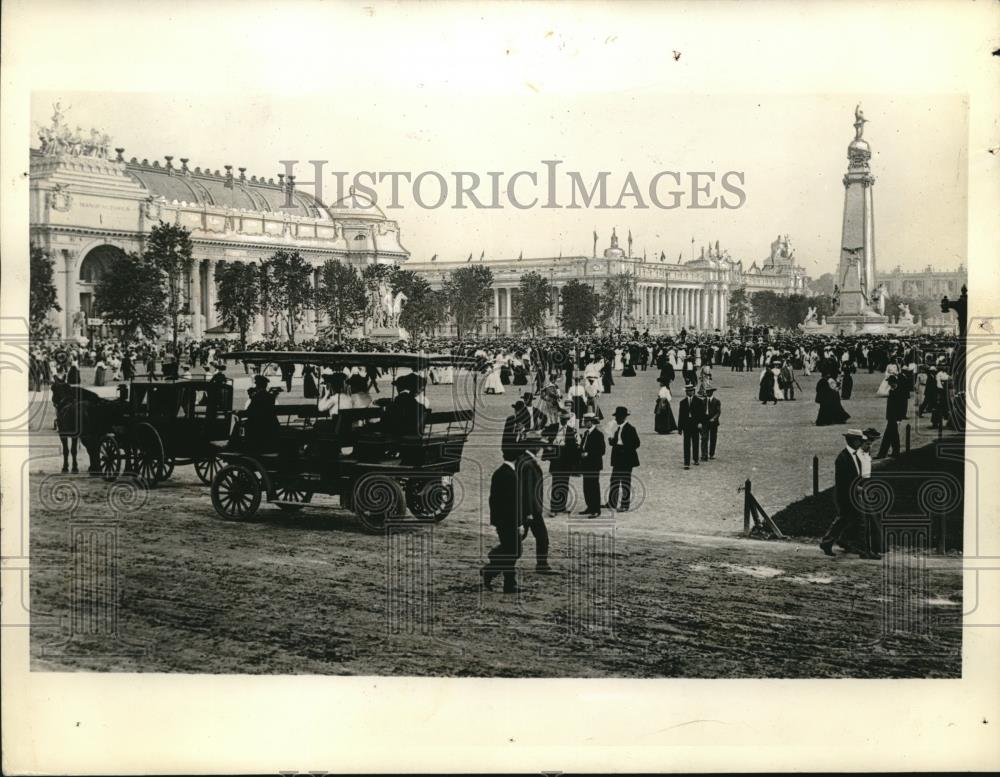 1937 Press Photo St Louis,Mo. Expo, general view of plaza - Historic Images