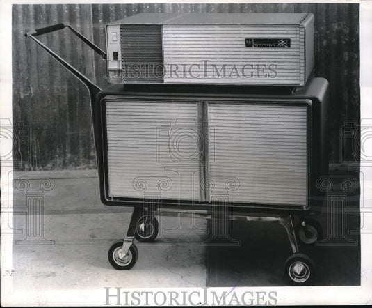 1959 Press Photo Westinghouse hostess cart for homemakers - neb65577 - Historic Images