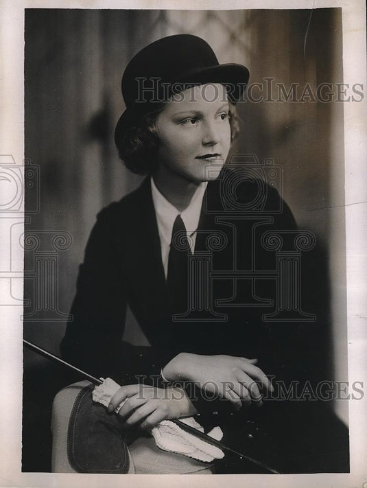 1935 Press Photo Beverly Moffett, daughter of R Adm Wm Moffett - Historic Images