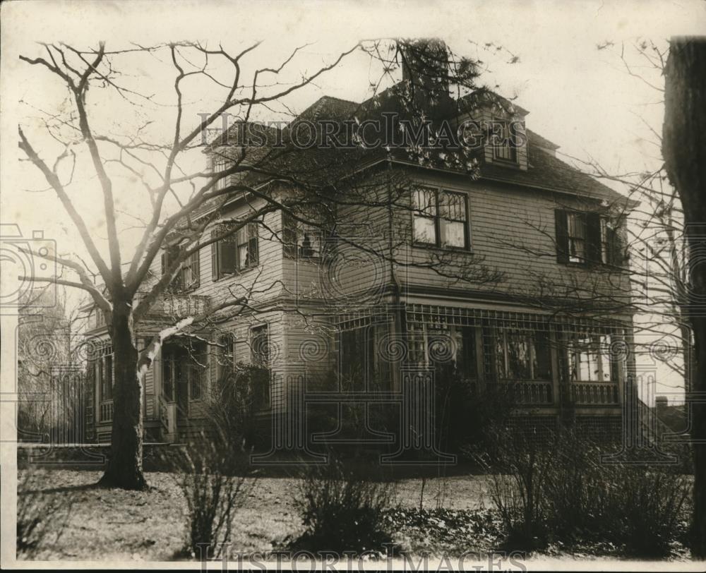 1929 Press Photo Morrow Home under construction, Englewood, New Jersey - Historic Images