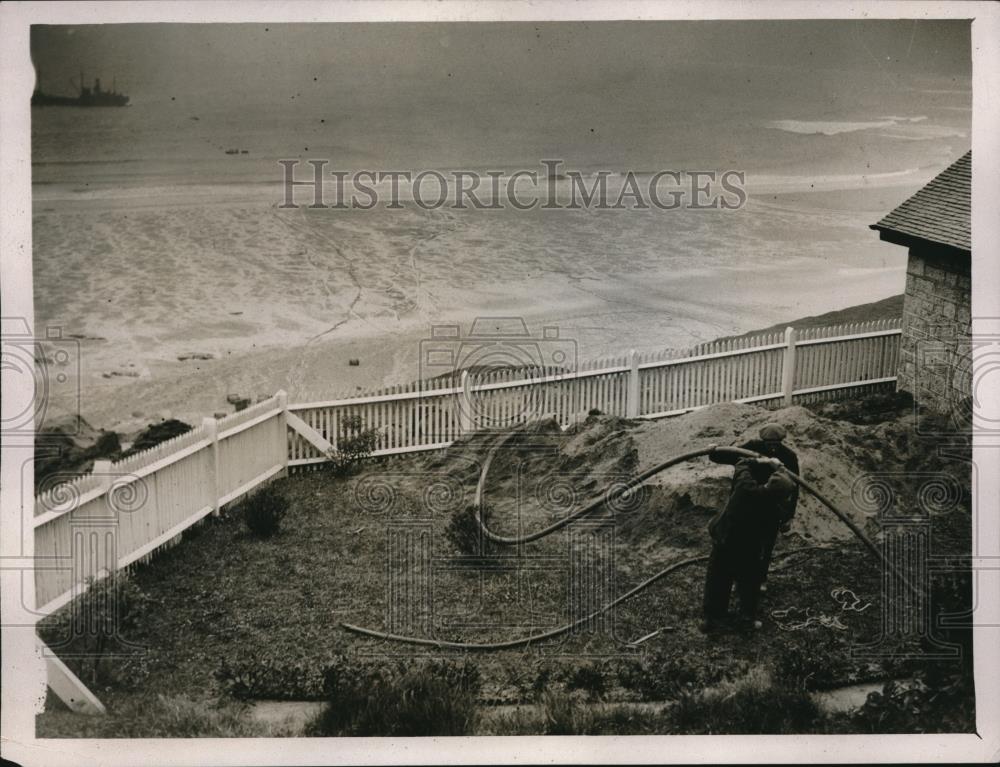 1926 Press Photo New Transatlantic cable lines reach shore - Historic Images