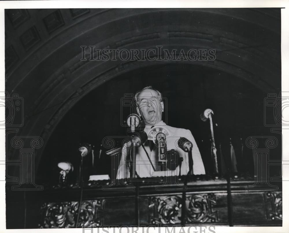 1942 Press Photo Rio De janiero,Brazil Oswaldo Aranha, Foreign Minister - Historic Images