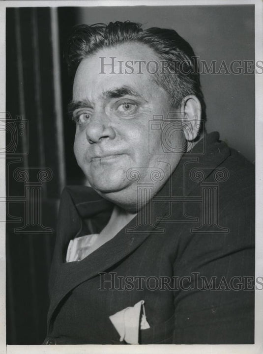 1934 Press Photo William B Dennis, witness for B Hauptmann kidnap trial - Historic Images