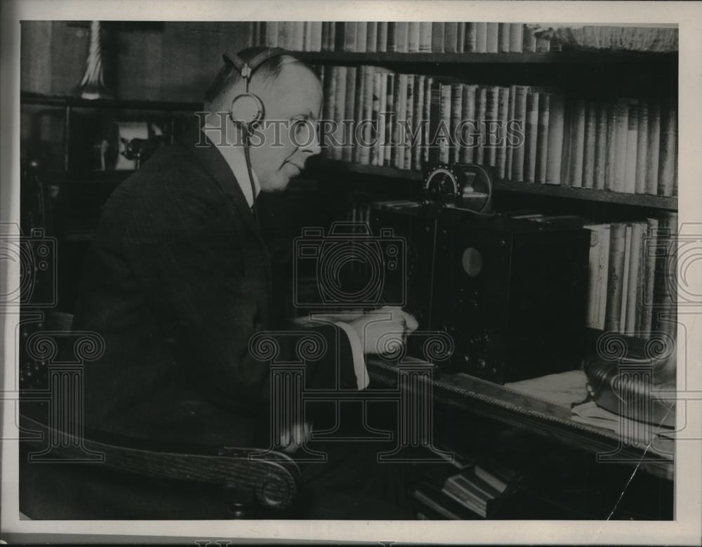 1924 Press Photo F.H. Rawson pres. of Union Trust Bank of Chicago - Historic Images