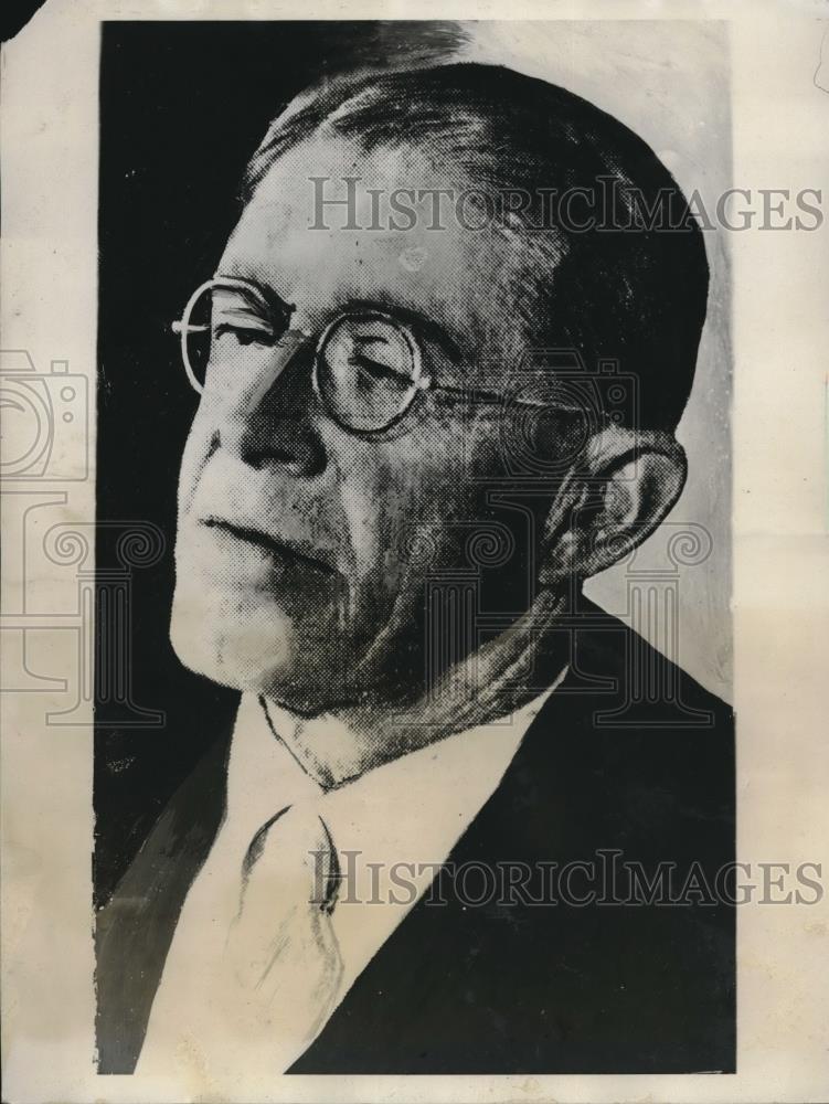 1931 Press Photo of Dr. Charles Margold, international authority on sex control - Historic Images