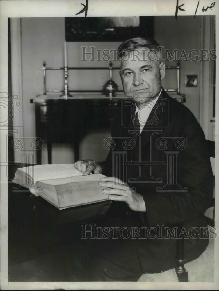 1929 Press Photo AW.Lafferty plan bill permitting State to sell Medical Rum. - Historic Images