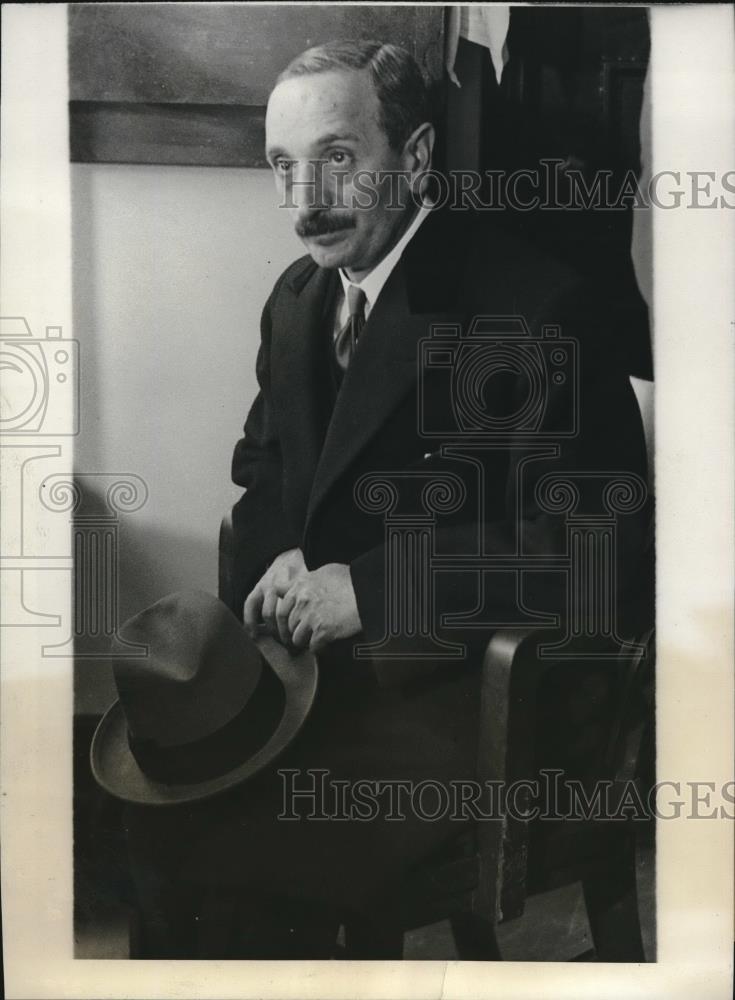 1931 Press Photo Isidor J. Kresel, NYC vice prosecutor - neb65469 - Historic Images