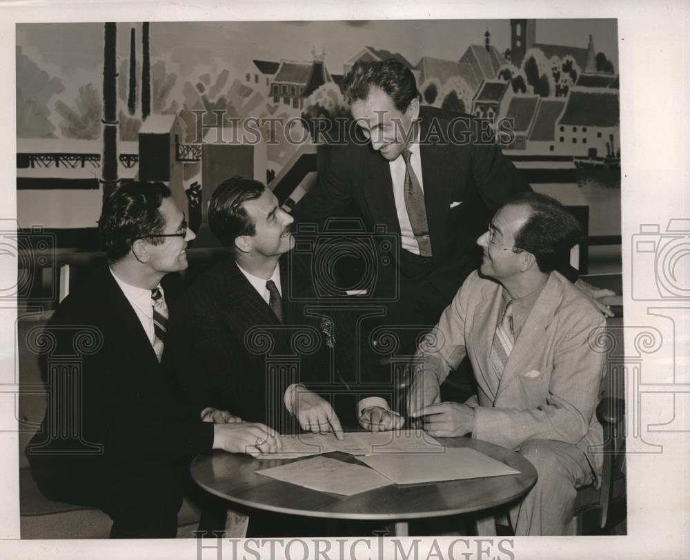 1939 Press Photo Good Will Dinner of 1st International Congress Musicological - Historic Images