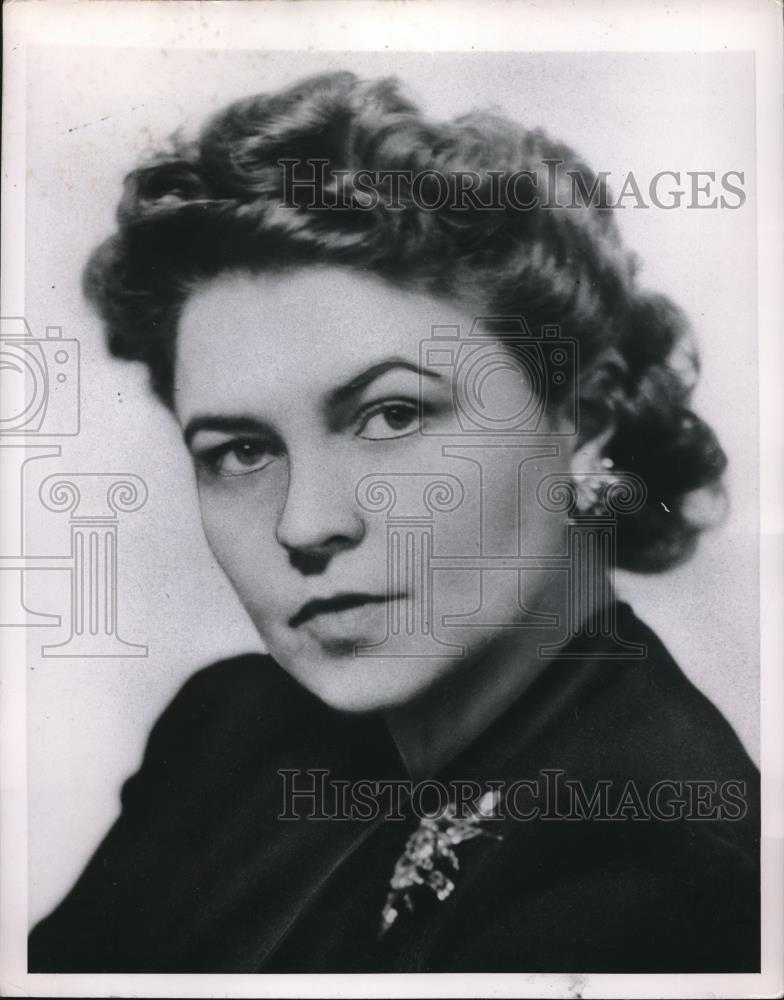 1949 Press Photo Dorothy Cox US Designer - Historic Images