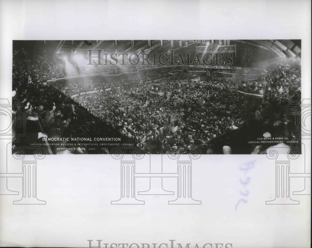1958 Press Photo Democratic National Convention in Chicago, Ill - Historic Images