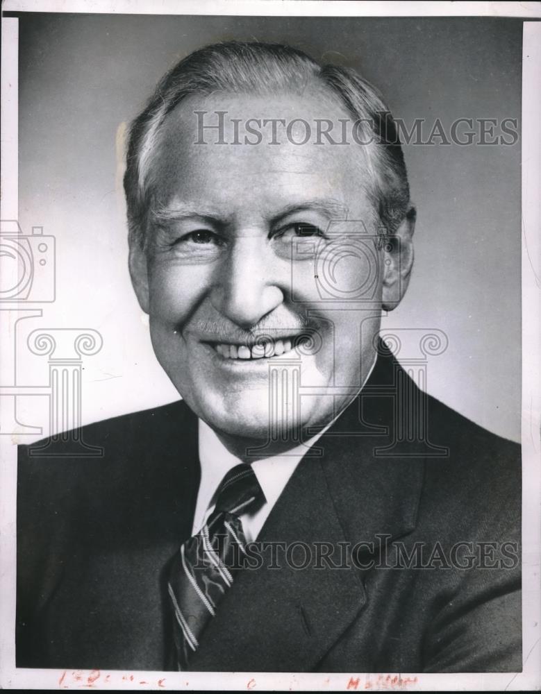 1957 Press Photo Harlow Curtice Of GM&#39;s - Historic Images