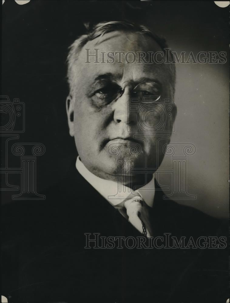 1922 Press Photo Judge Walter Warwick of Ohio, Asst. to Brig. Gen. H.M. Lord - Historic Images