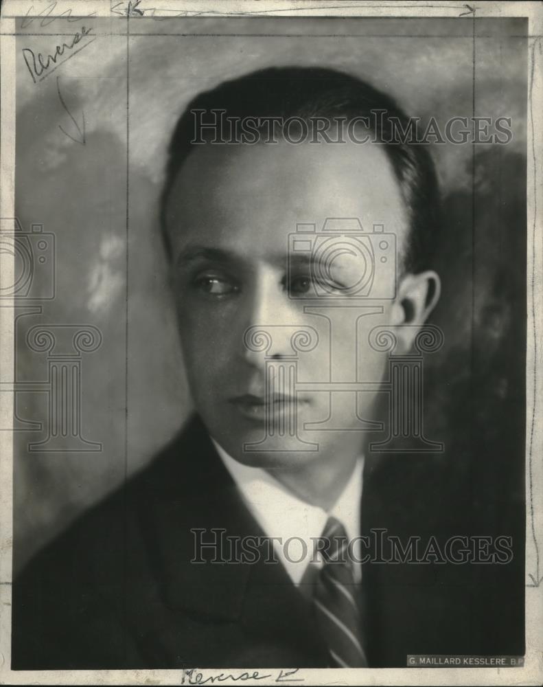 1927 Press Photo CBS American Orchestra conductor Howard Barlow - Historic Images