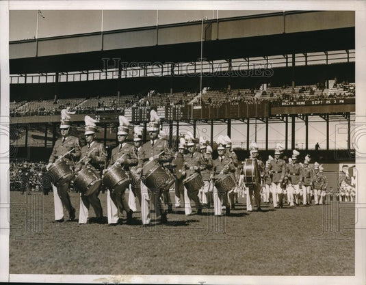 1937 Press Photo St Louis American Legion band in contest at NYC - Historic Images