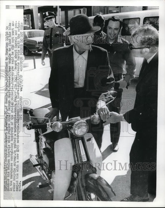 1970 Press Photo Robert L. Harris, Police Chief Herman Short, Bill Cleveland - Historic Images